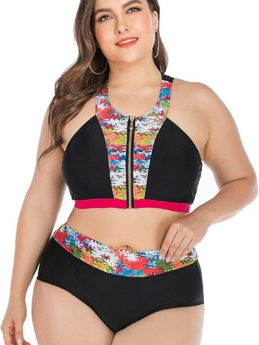 Womens Plus Size Swimsuit Swimwear Bathing Suits Tankini Bikini Boyshorts, NEW!
